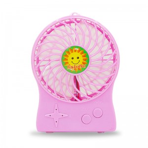 Draagbare draagbare elektrische tafel Mini USB-ventilator Oplaadbaar voor de zomer