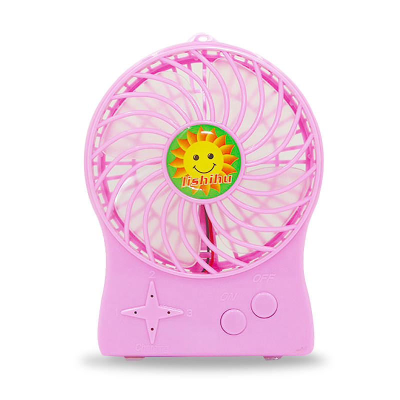 Draagbare draagbare elektrische tafel Mini USB-ventilator Oplaadbaar voor de zomer