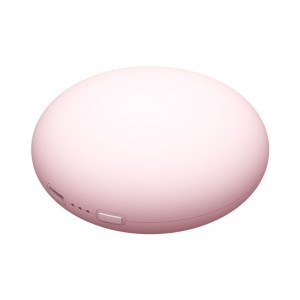 ronde vorm schattig ontwerp opladen power bank mini draagbare handwarmer
