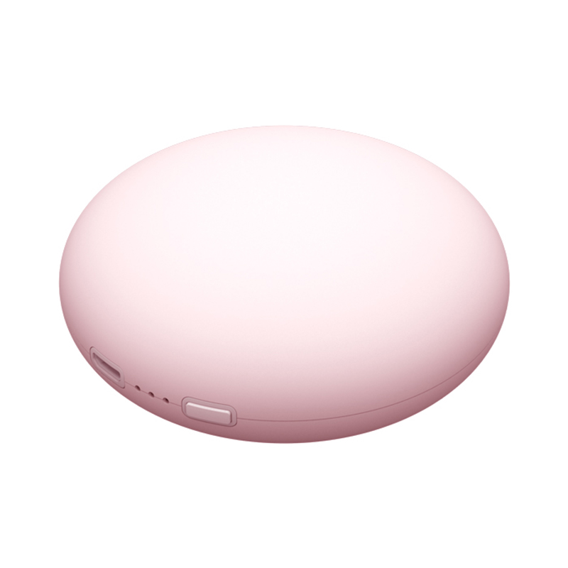 ronde vorm schattig ontwerp opladen power bank mini draagbare handwarmer